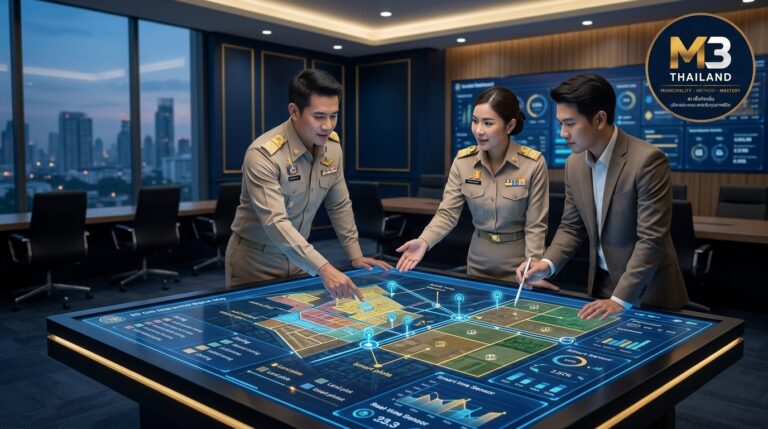 เปลี่ยนผังเมืองและภาษีที่ดินสู่ระบบดิจิทัล: เพิ่มรายได้และบริการ อปท. ด้วย AI & Smart GIS