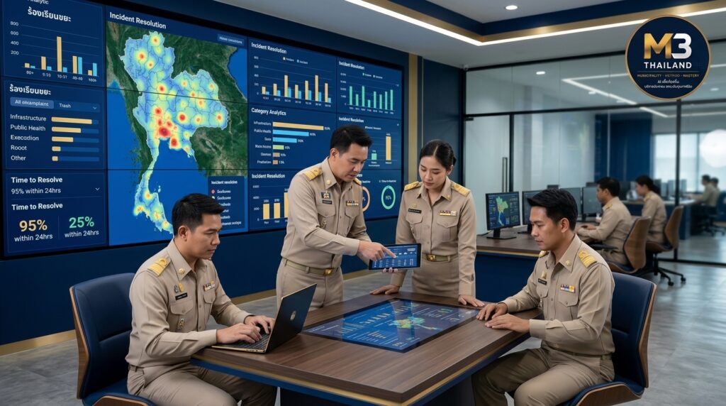 จากเรื่องร้องเรียนสู่การแก้ปัญหาตรงจุด: เปลี่ยนข้อเสนอแนะประชาชนเป็น Data Dashboard อปท. ด้วย AI