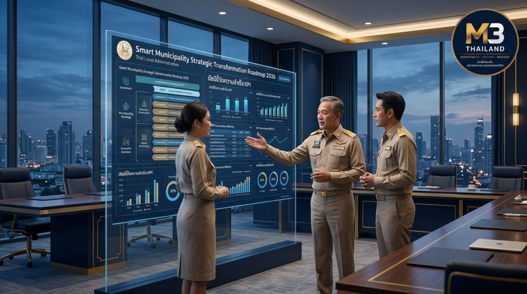 3 เสาหลักยุทธศาสตร์การพัฒนา อปท. สู่เมืองอัจฉริยะ (Smart Municipality) ที่จับต้องได้จริง