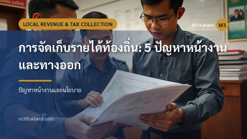 การจัดเก็บรายได้ท้องถิ่น: 5 ปัญหาหน้างานและทางออก